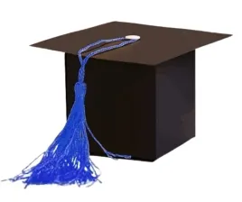 male-pudelko-prezentowe-biret-uczniowski-pompon-niebieski