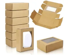 pudelko-prezentowe-kraft-z-okienkiem-6x85x3-cm