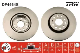 tarcza-hamulcowa-trw-przod-312mm-df4464s-kpl-2szt-audi-seat-skoda-vw