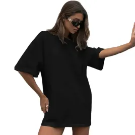 koszulka-damska-oversize-dluga-t-shirt-czarna-tunika-mini-sukienka-s