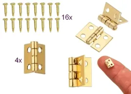 zlote-malutkie-zawiasy-wymiar-10-x-8-mm-komplet-4-sztuki-gwozdzie