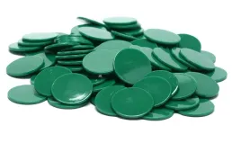 zetony-kolka-25-mm-ciemno-zielone-do-gry-zabawy-i-nauki-pchelki