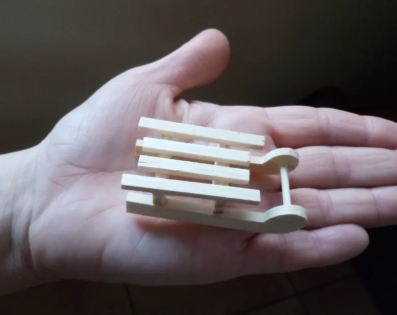 mini-sanki-ozdoba-dekoracja-stan-nowy