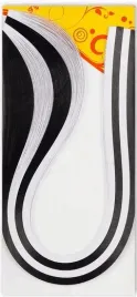 quilling-paski-bialo-czarne-3mm
