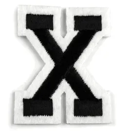 znak-litera-x-literka-naprasowanka