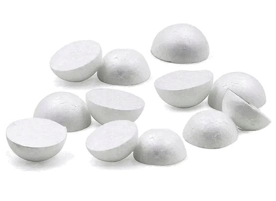 połówki kulek STYROPIANOWYCH 8 cm - 6 sztuk