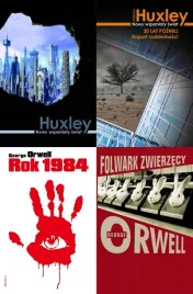 pakiet-4x-huxley-orwell-rok-1984-folwark-nowy-wspanialy-swiat-30-lat
