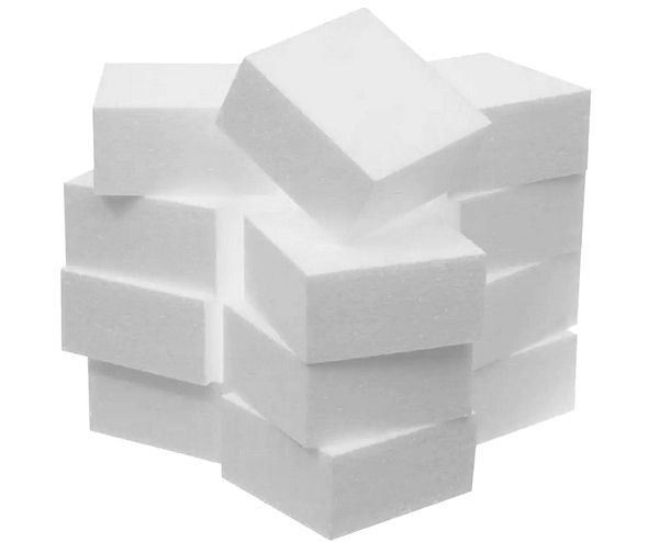 małe BLOCZKI styropianowe 2x4x4 cm - KOMPLET 10 SZTUK
