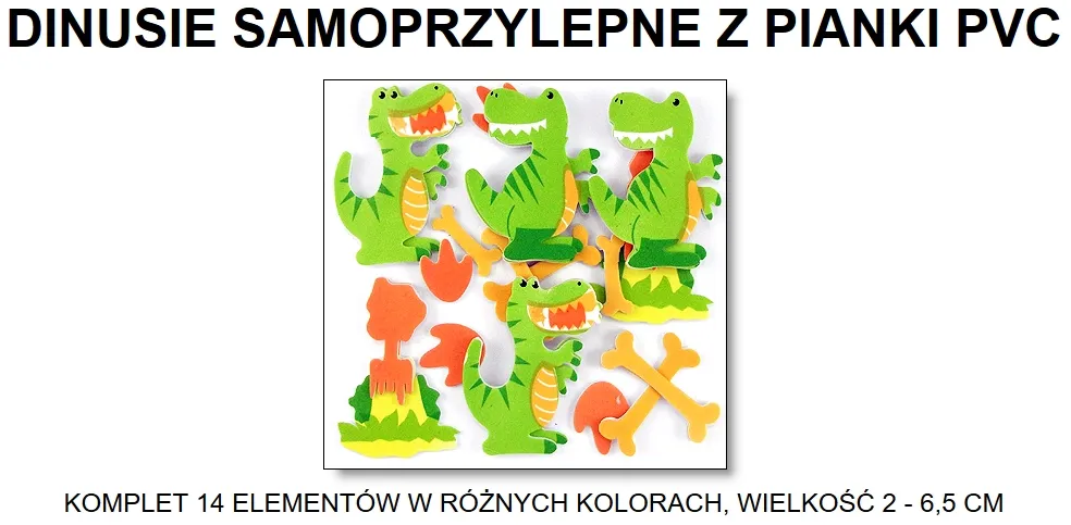 dinusie-samoprzylepne-z-pianki