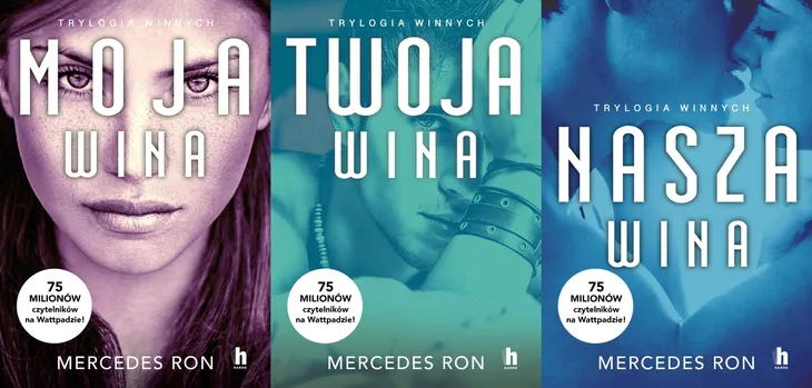 PAKIET 3X TRYLOGIA WINNYCH - MOJA WINA, TWOJA WINA, NASZA WINA - TOM 1-3