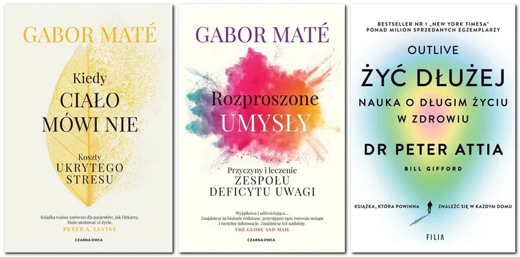 PAKIET 3 X - KIEDY CIAŁO MÓWI NIE + ROZPROSZONE UMYSŁY + ŻYĆ DŁUŻEJ