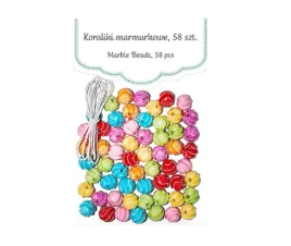 koraliki-marmurkowe-58-sztuk