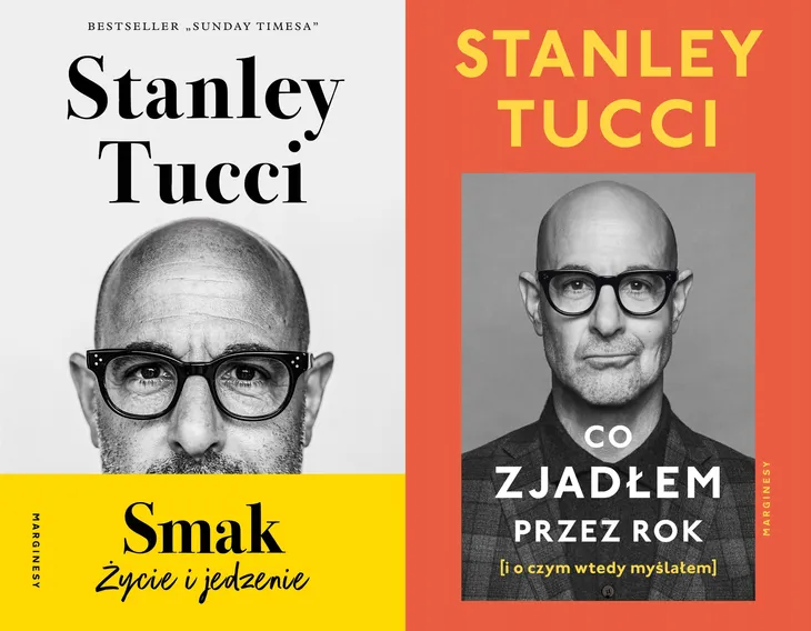 PAKIET 2X STANLEY TUCCI - SMAK. ŻYCIE I JEDZENIE + CO ZJADŁEM PRZEZ ROK