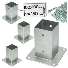 4-x-podstawa-slupa-przykrecana-100x100-kotwa-wkrety-do-montazu-ocynk
