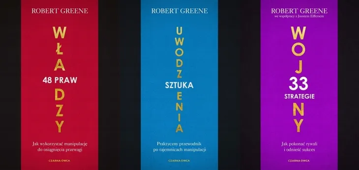 PAKIET 3X ROBERT GREENE 48 PRAW WŁADZY SZTUKA UWODZENIA 33 STRATEGIE WOJNY