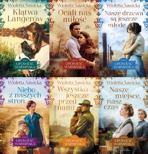 PAKIET 6X OPOWIEŚĆ WARMIŃSKA NASZE MIEJSCE KLĄTWA OCALI NASZE DRZEWA NIEBO
