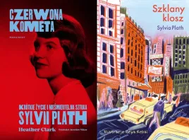pakiet-2x-sylvia-plath-czerwona-kometa-szklany-klosz