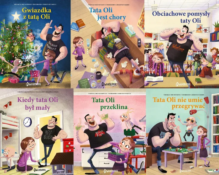 PAKIET 6 X TATA OLI GWIAZDKA + JEST CHORY + OBCIACHOWE POMYSŁY - T. 4-9