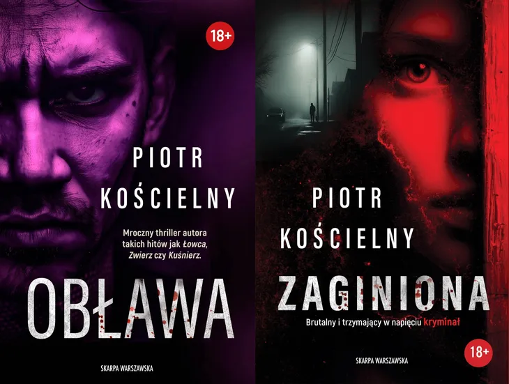PAKIET 2X OBŁAWA + ZAGINIONA - PIOTR KOŚCIELNY