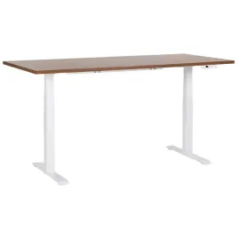 biurko-regulowane-elektrycznie-180-x-80-cm-ciemne-drewno-z-bialym-destines