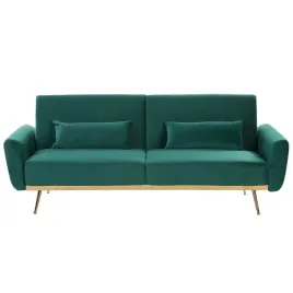 sofa-rozkladana-welurowa-zielona-eina-lumarko
