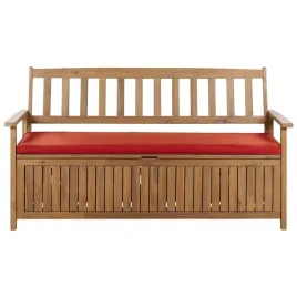 lawka-ogrodowa-z-poducha-sovana-160-cm-ze-schowkiem-drewno-akacjowe-czerwon