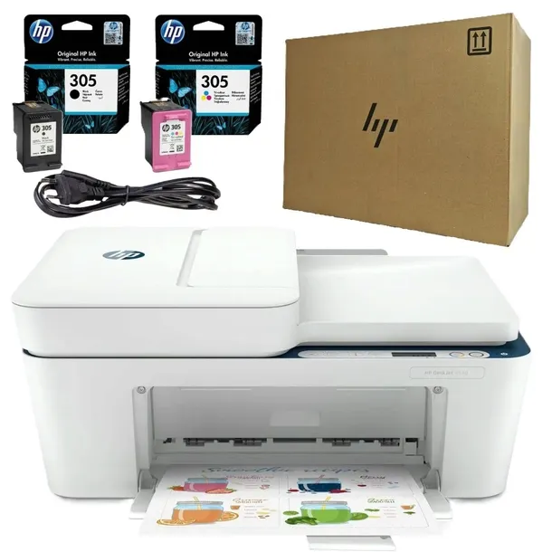 Drukarka Wielofunkcyjna Atramentowa Kolorowa HP DeskJet 4130 tusz HP 305