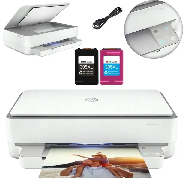 Drukarka Wielofunkcyjna Atramentowa HP ENVY 6030 6032 Wi-Fi Skaner 305XL