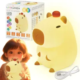 lampka-nocna-do-sypialni-dla-dzieci-led-silikonowa-prezent-kapibara-usb-rgb