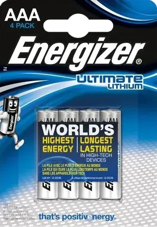 4x Bateria litowa Energizer AAA R3 Lithium cienkie paluszki
