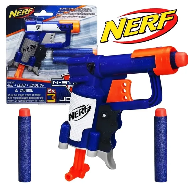 Pistolet Wyrzutnia Hasbro NERF N-Strike Jolt A0707 + 2 Strzałki na prezent