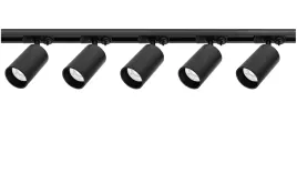 system-szynowy-5-reflektorow-gu10-czarny-szynoprzewod-1-fazowy-2m-do-biura