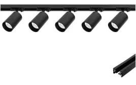 5-x-reflektor-gu10-piv-czarny-1-fazowy-szyna-2m-premium-do-salonu-pokoju
