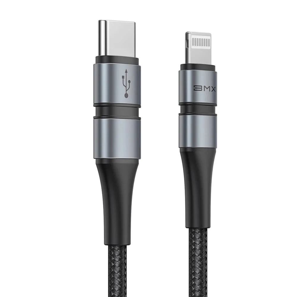 kabel-baseus-usb-typ-c-apple-lightning-12-m-szary-024-stan-nowy
