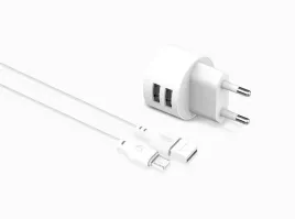 xo-ladowarka-sieciowa-l62-2x-usb-24a-biala-kabel-microusb-l62-003