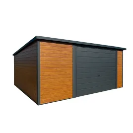 garaz-blaszany-4x4-zloty-dab-grafit-mat-or-producent-or-brama-uchylna