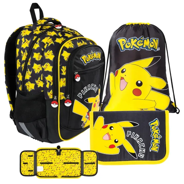 Plecak 4 Komorowy Pokemon