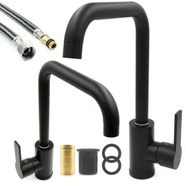 czarna-bateria-kuchenna-umywalkowa-zlewozmywakowa-obrotowa-kran-kwadrat