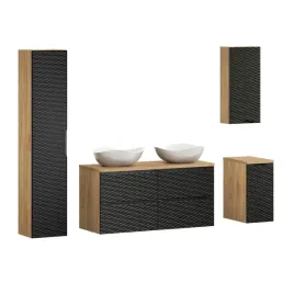 meble-lazienkowe-ocean-black-120-umywalki-nablatowe-dab-czarny-2-kolory