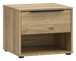 szafka-nocna-orkney-okyk011-dab-mauvella-lekka-czarny-uchwyt-forte