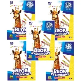 blok-rysunkowy-bialy-a3-astra-20-kartek-90g-szkolny-plastyka-5-sztuk