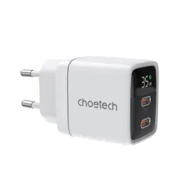 ladowarka-sieciowa-gan-choetech-pd6051-2x-usb-c-pd-35w-z-wyswietlaczem