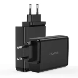 choetech-ladowarka-gan-140w-4-porty-2x-usb-c-2x-usb-czarna-pd6005