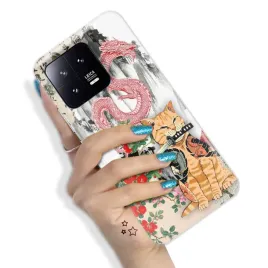 etui-do-xiaomi-13-pro-mocne-nowoczesne-trendy-pink-cute-animals-hit-wzory