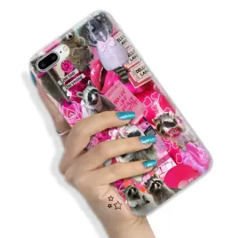 etui-do-iphone-7-plus-mocne-nowoczesne-trendy-pink-cute-animals-hit-wzory
