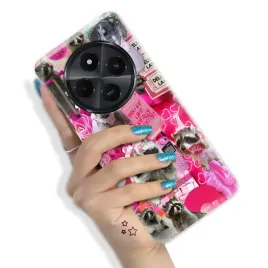 etui-do-xiaomi-redmi-14c-4g-mocne-nowoczesne-trendy-pink-cute-animals-wzory
