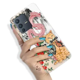 etui-do-vivo-v23-mocne-nowoczesne-trendy-pink-cute-funny-animals-hit-wzory