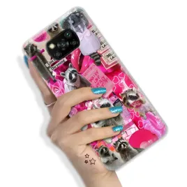 etui-do-xiaomi-poco-x3-pro-mocne-nowoczesne-trendy-pink-cute-animals-wzory