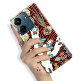 etui-do-xiaomi-redmi-13c-4g-mocne-nowoczesne-trendy-pink-cute-animals-wzory