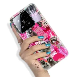 etui-do-xiaomi-15-pancerne-nowoczesne-trendy-pink-funny-animals-hit-wzory